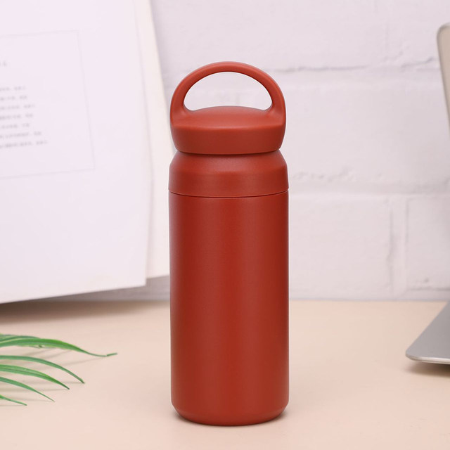 350ml/500ml Simple Insulated Bottle With Handle Thermos