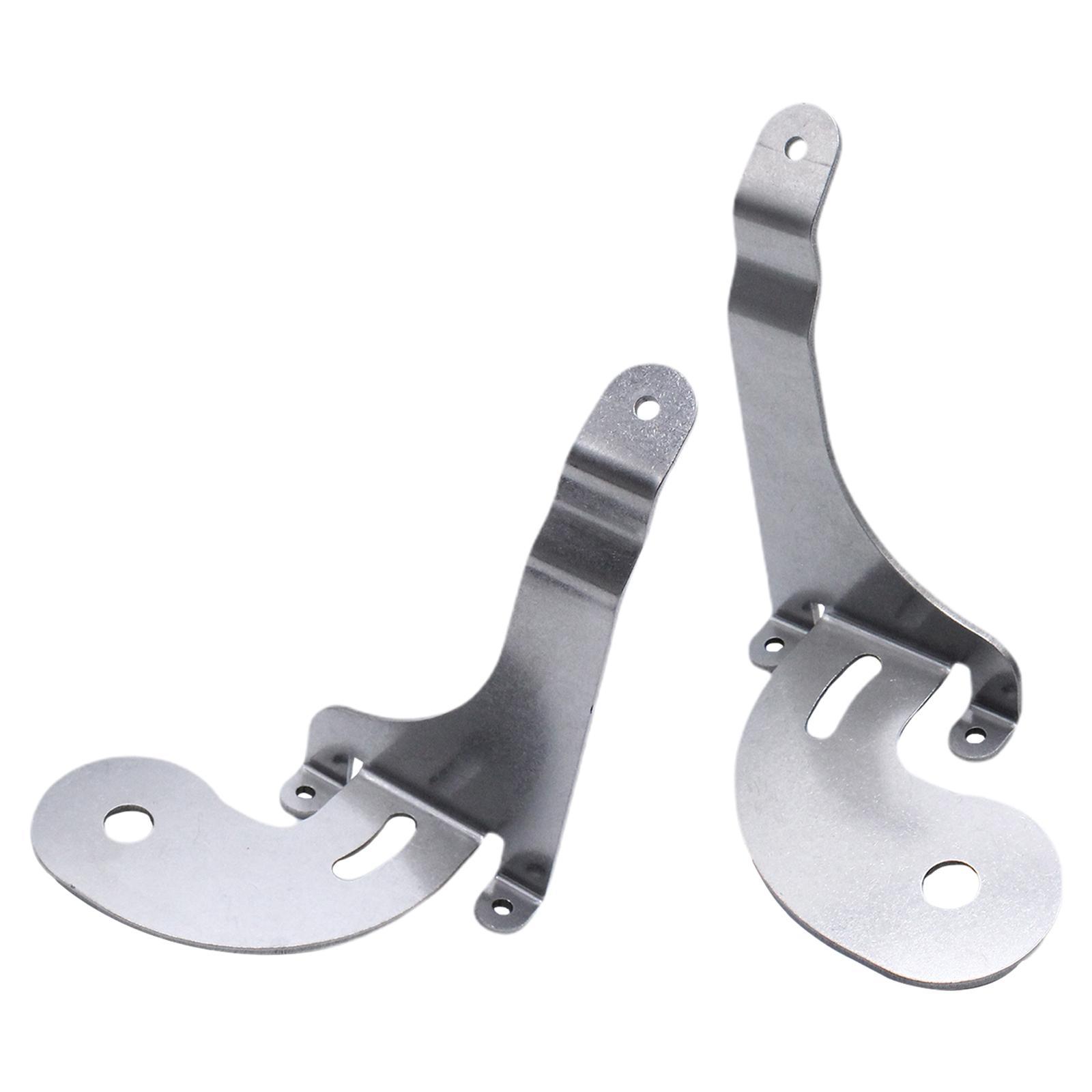 2 Pieces Spotlight Brackets Accessories Auto Chrome Metal Fog Light Spotlamp Fit for  Mini One Cooper S 2001-2006