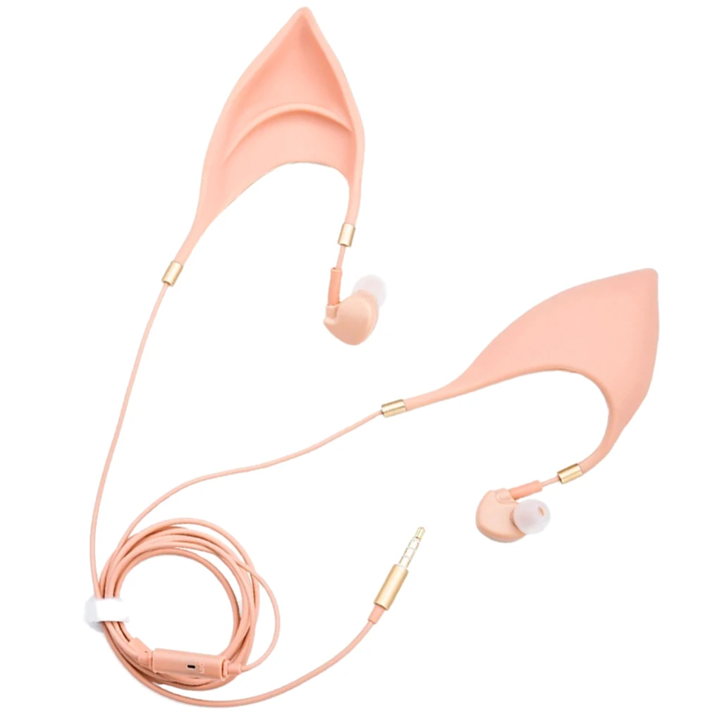 Elf 3.5mm earplugs Headphones  in-Ear Earpiece  Cosplay Earphone