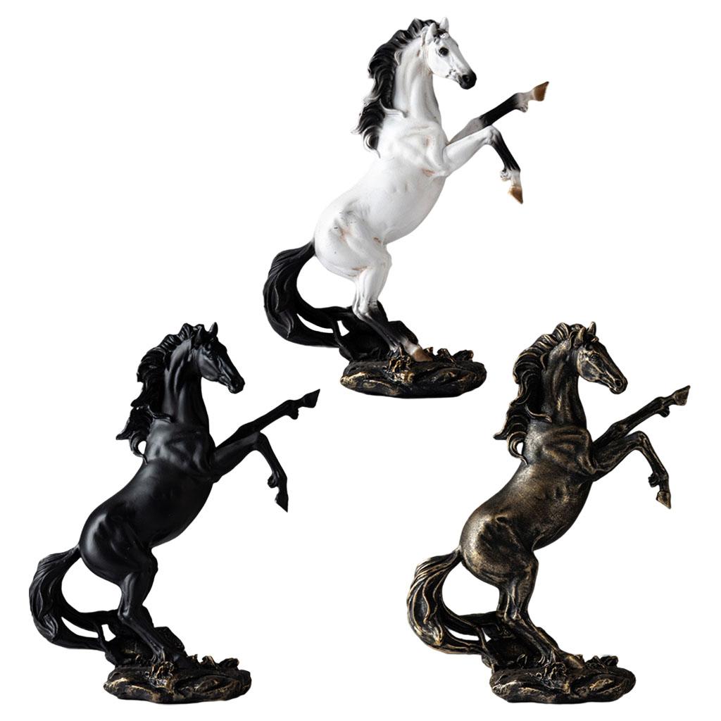Horse Bronze Figurine Renaissance Style Solid Living Room Horse Sculpture