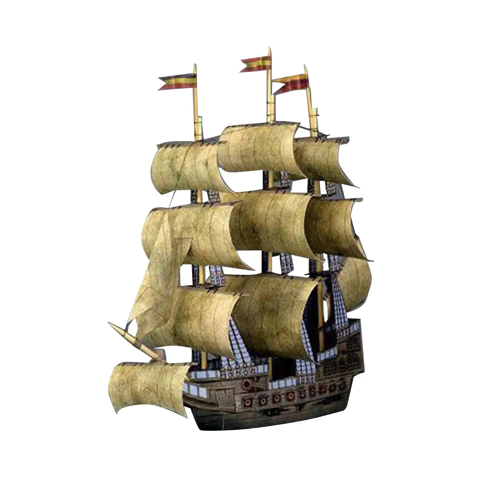 3D Paper Puzzle DIY Ship Craft Model Kits to Build for Adults 1:200 Scale