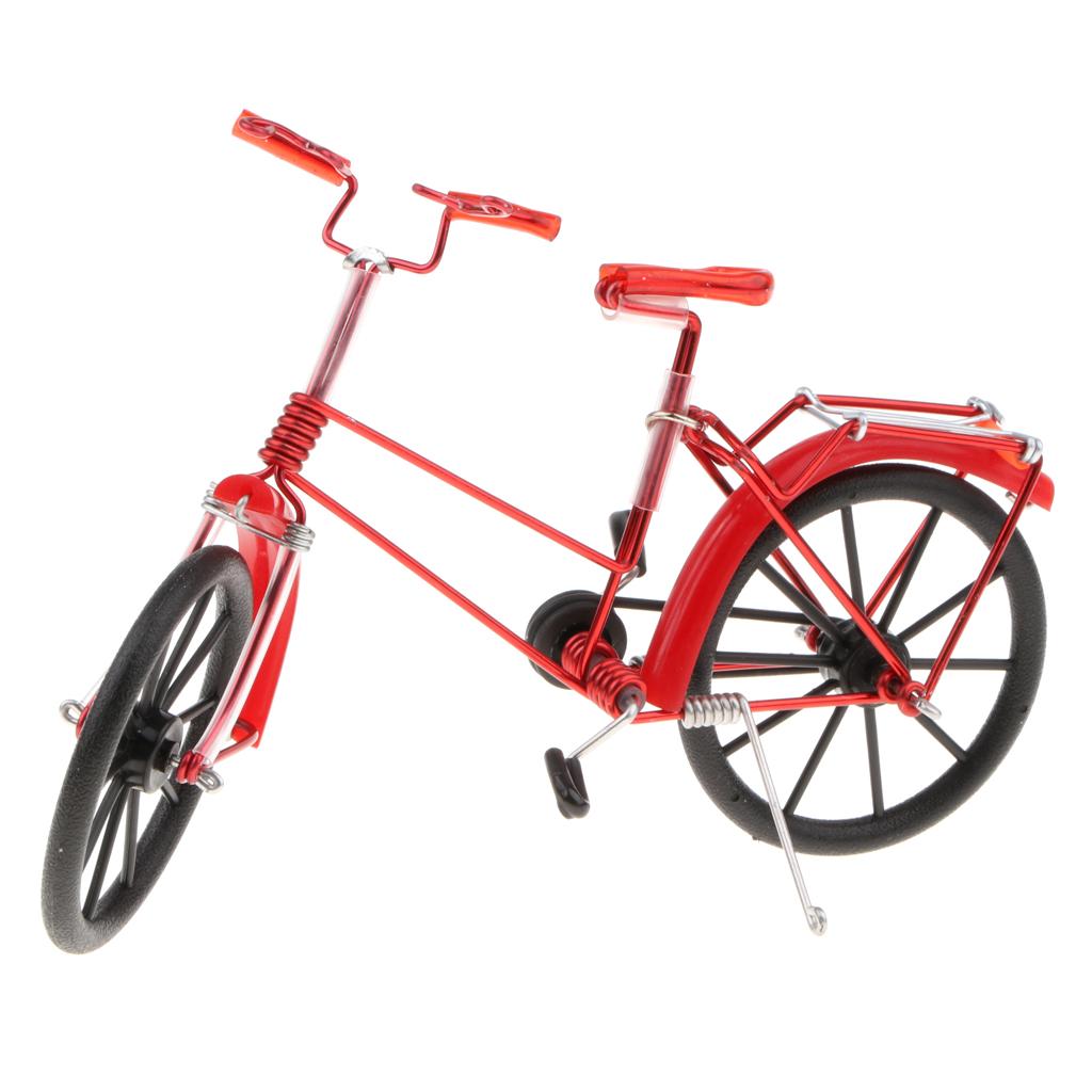 MagiDeal Retro Handicraft - Vintage Iron Bike Model Handmade Iron Bicycle Desktop Decoration Souvenirs Gift