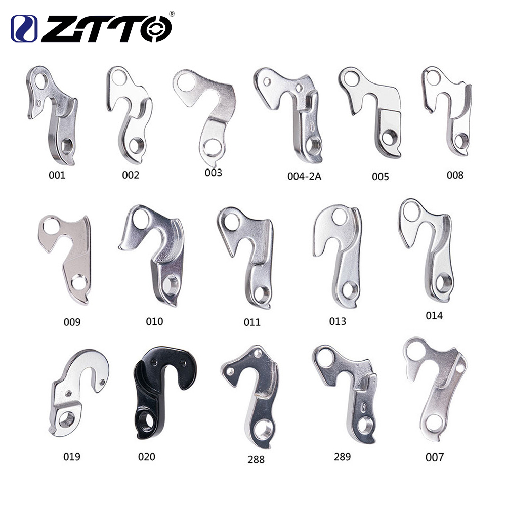 ZTTO Universal MTB Road Fahrrad Schwanz Haken Racing Radfahren Berg Rahmen Getriebe Schwanz Haken Teile Legierung Dropout Kleiderbügel Mit Schrauben – Detail 2