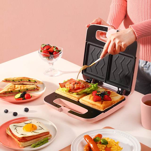 Bread Sandwich Maker Mini Light Food Waffle Muffin Breakfast