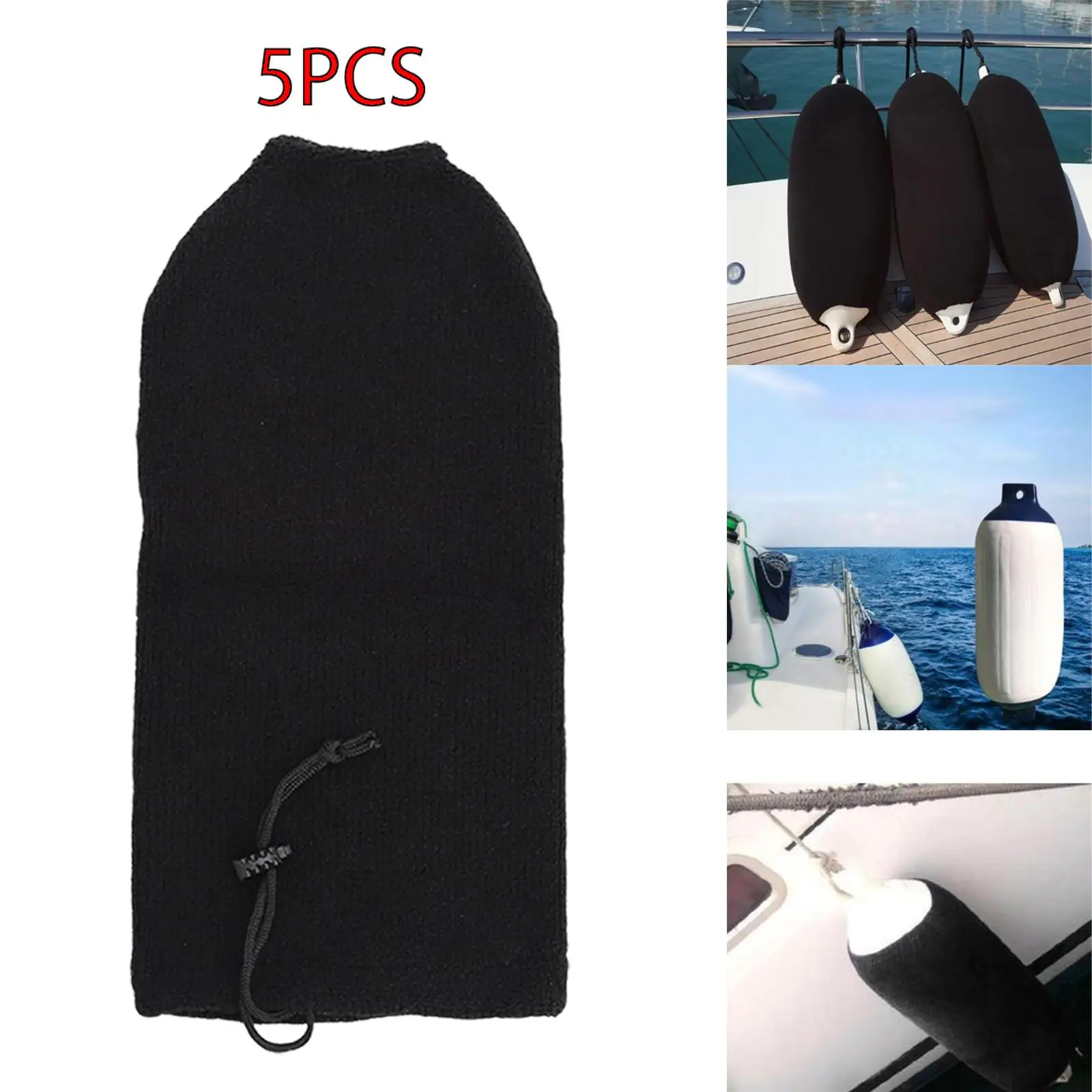 5 Bumper Cover, Soft Touch Ball Sleeve  Side Cover ,Thickened Protection Fit for Marine, Salt Protection ,, Ice