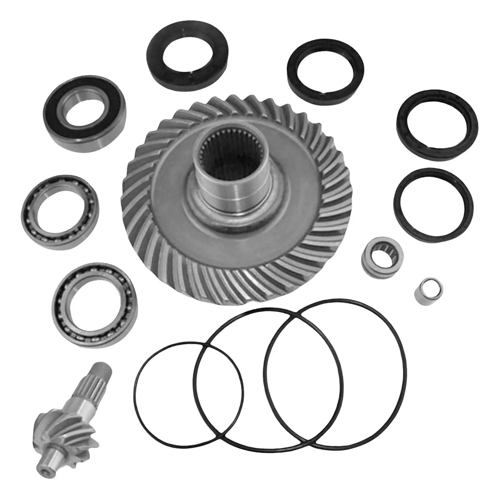 Rear Differential Ring Gear Kit Replacecment 127447 Fit for Honda TRX300FW Fourtrax 4x4 1988-2000