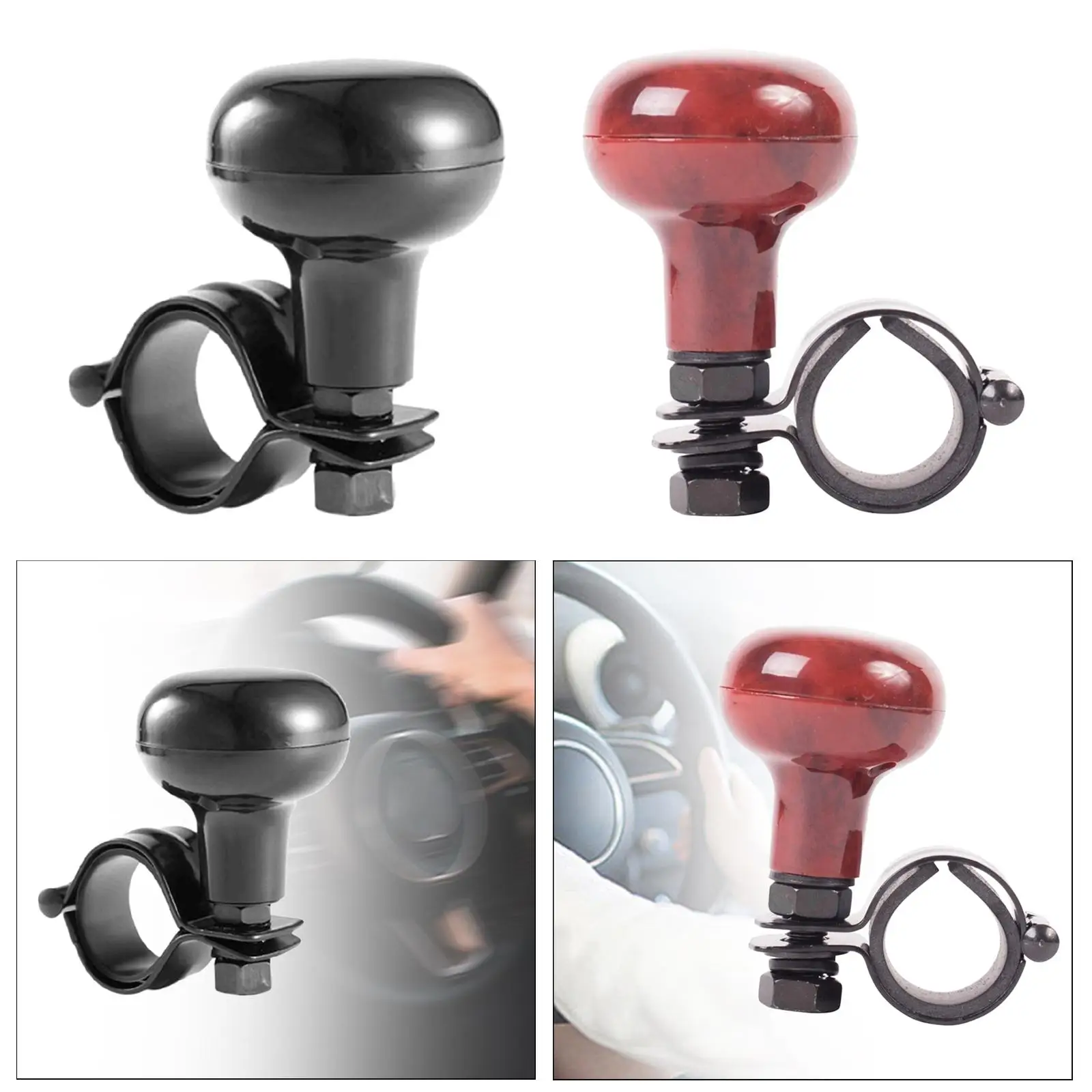 Steering Wheel Knob Spinner 360 Degree Rotating Automobile Helper Labor Saving Stylish Vehicle Handle Spinner for Forklifts