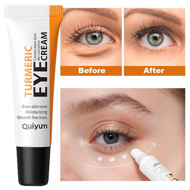 Best of Turmeric Eye Cream Anti-Wrinkle Cream Remove Dark Circles Fades Fine Lines Eye Bags Removal Puffiness Firming Eye Essence Cream Reviews & Tips