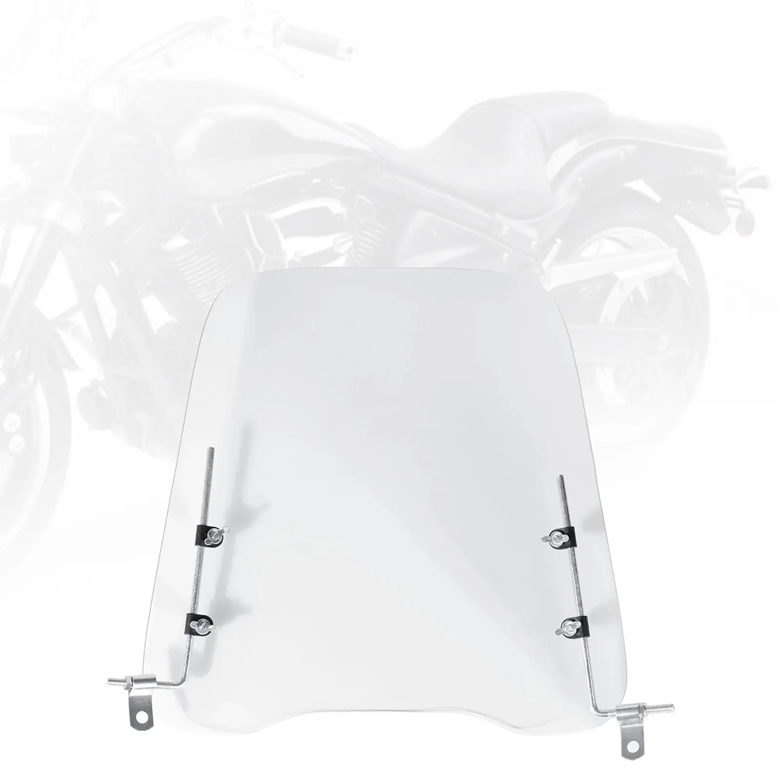 Motorcycle Windscreen PC Scooters Windshield Extension Spoiler for Suzuki Scooter