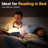 Neck Reading Light for Bed - Rechargeable 2000mAh 13