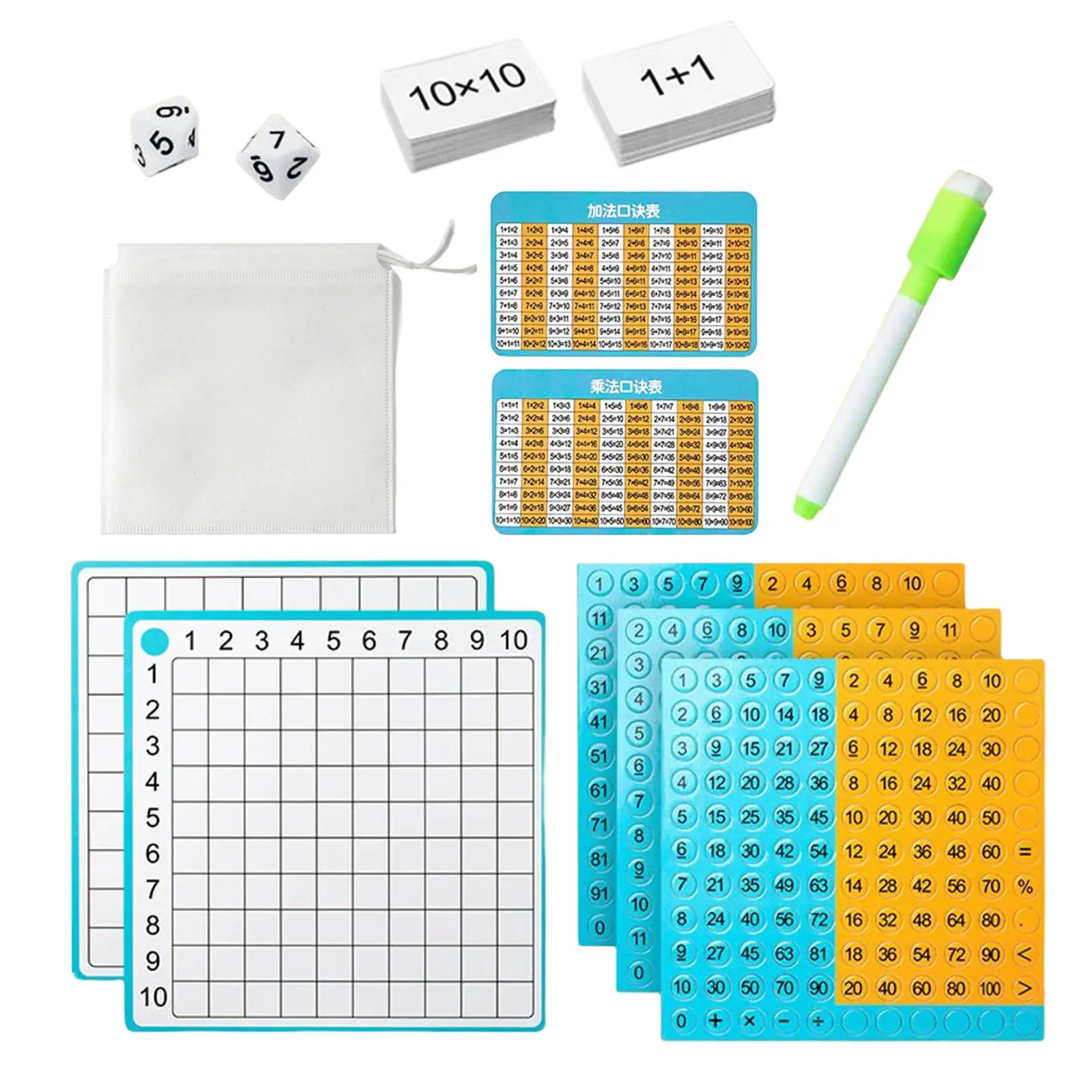 Multiplication Table Board Math Teaching Aids Mathematics Calculation Learning Counting Toys Educational Toy Number Games