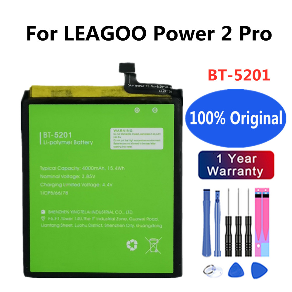 Высококачественный Оригинальный аккумулятор для телефона LEAGOO Power 2 Pro  Power2 Pro BT5201 | AliExpress