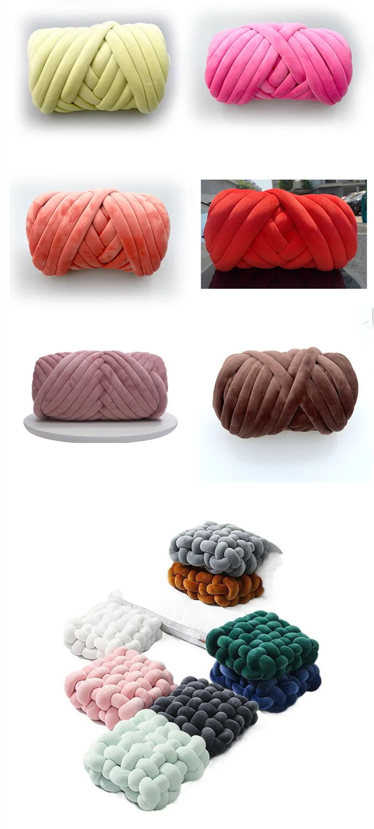 Soft Knitting Wool Yarn Super Bulky Chunky Knit