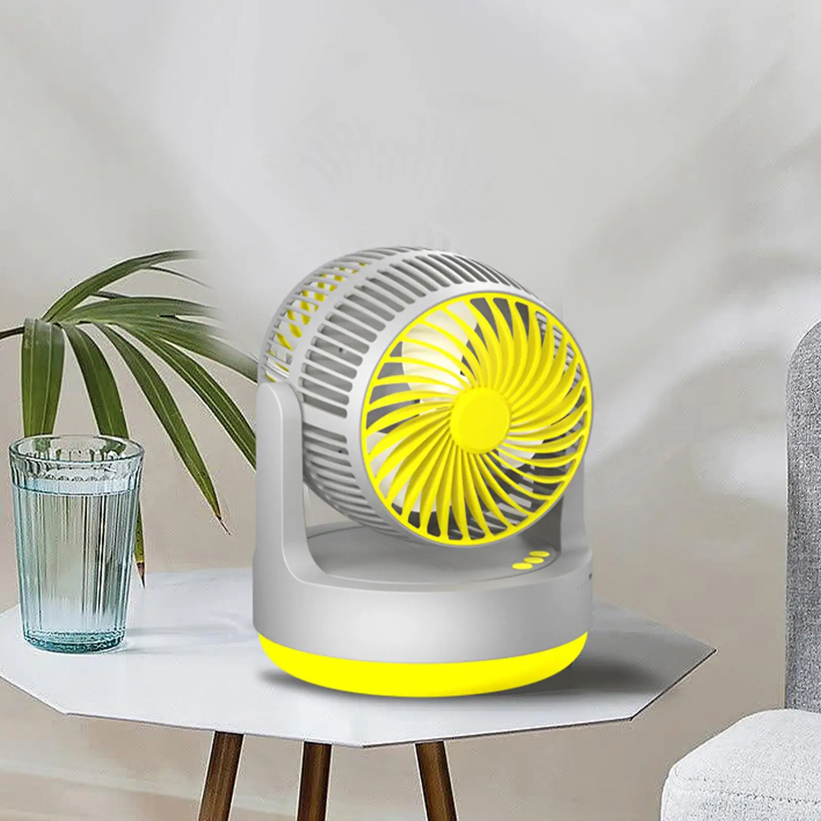 Air Circulator Fan 4 Speeds Adjustable 360 Degree Rotation Desk Cooling Fan for Office