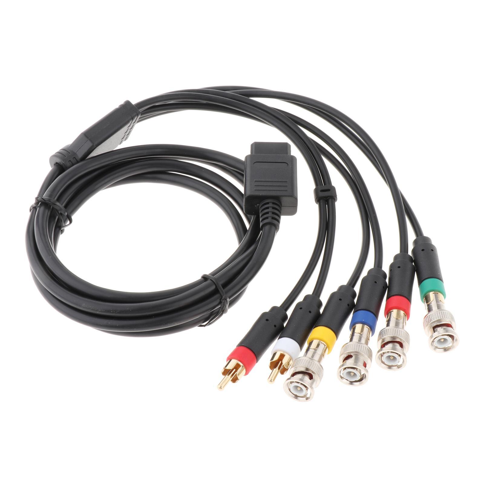 AV Composite Retro Cable RCA TV Audio Video Standard Cords Connector for Nintendo 64 Sfc