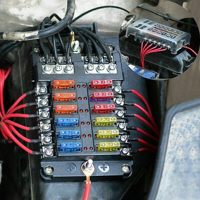 Kit De Mini Fusibles De Cuchilla Para Auto 120 Piezas | Meses Sin Interés, , large