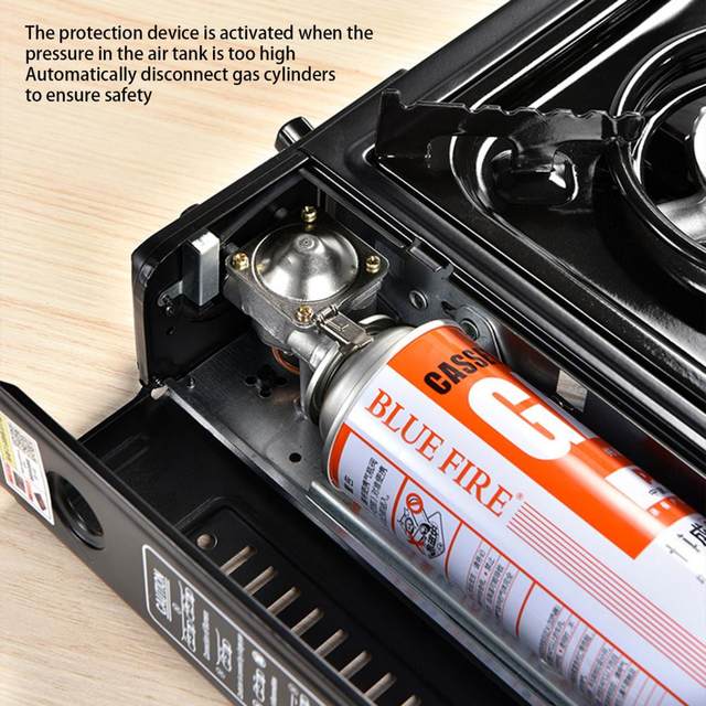 Portable Outdoor Cassette Butane Gas Stove Camping Picnic Cooker Fishing  Hunting Barbecue BBQ Cooking Kitchen