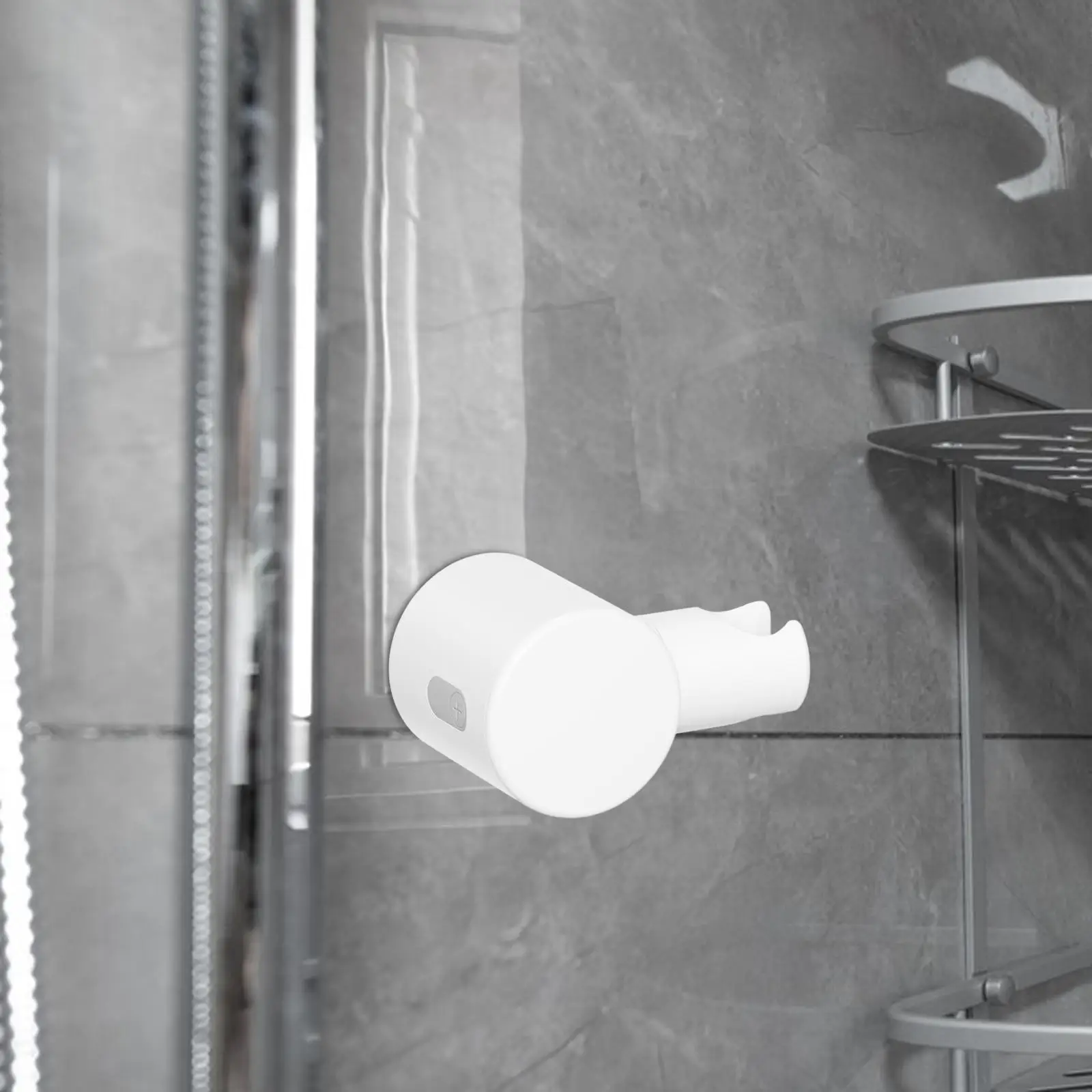 Rotating Handheld Shower Holder Plastic No Drilling Bathroom