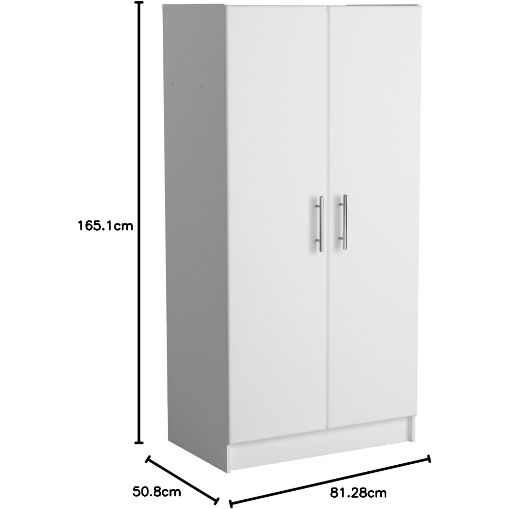 Title 4, Armoire Wardrobe Closet - White 32"W x 35"H x 2...