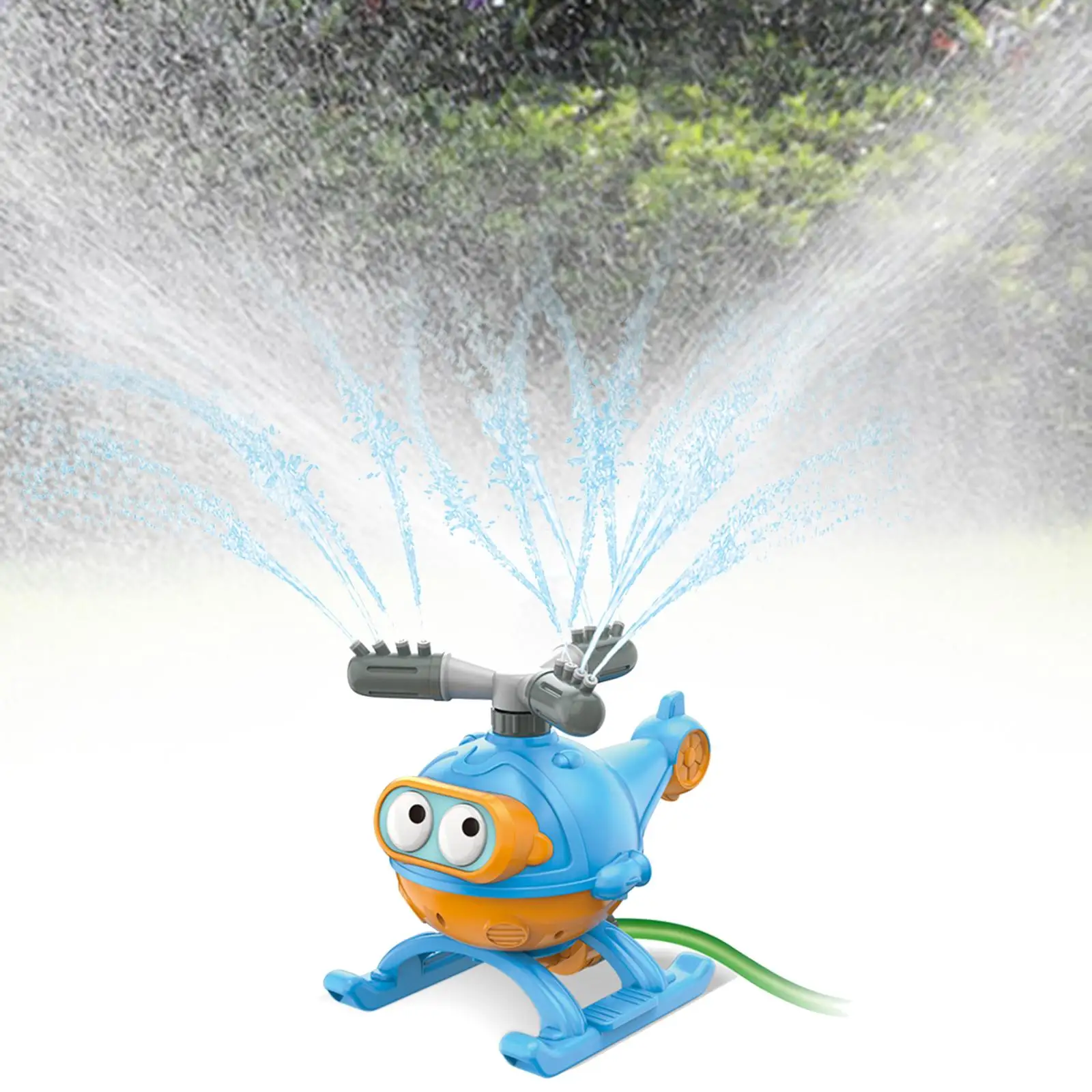 Outdoor Water Sprinkler Helicopter Shaped Summer Water Sprayer Toy for Beach