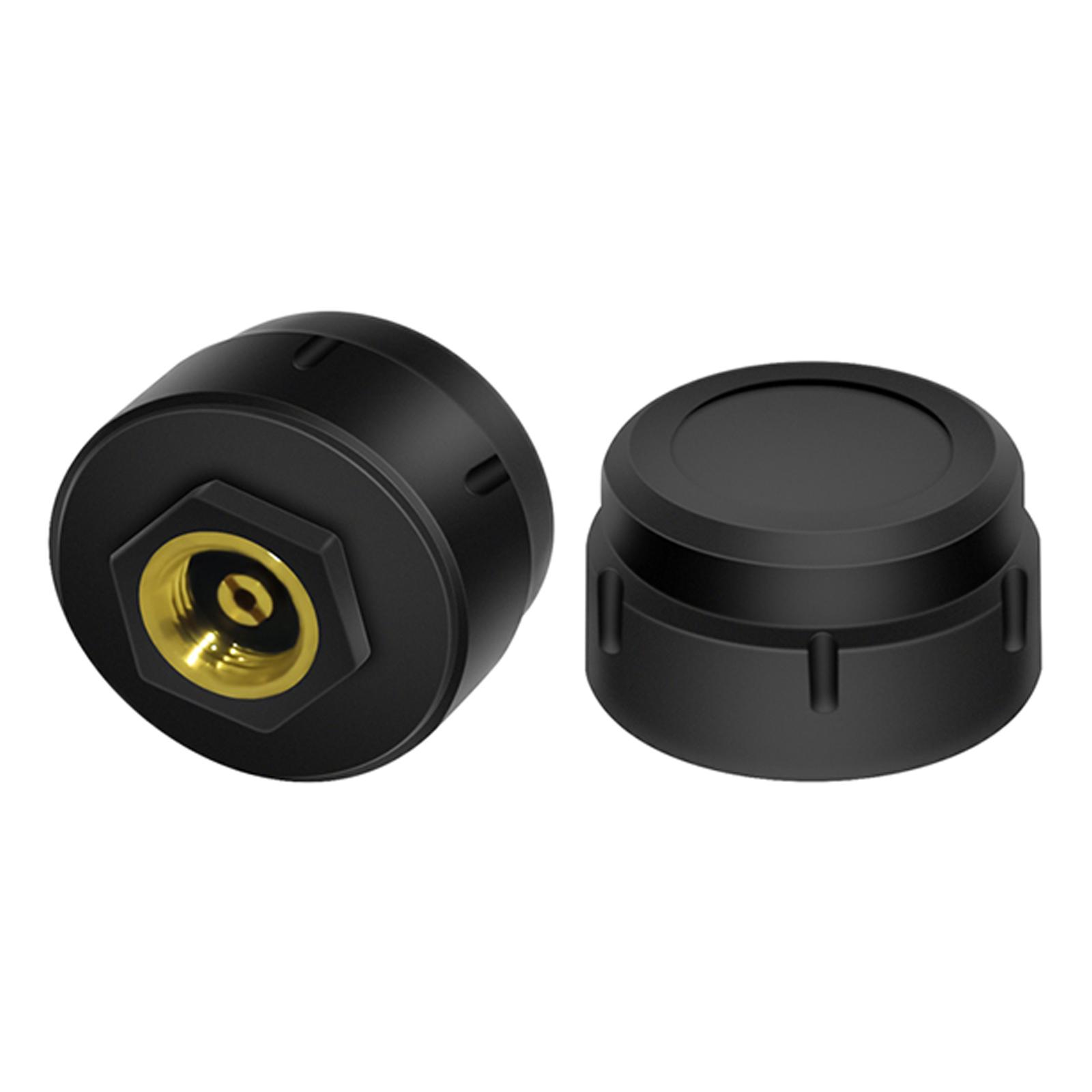 2 Pieces/Set Bluetooth Motorcycle Tire Pressure Monitoring System Sensor TPMS Sensor Real Time Monitor for Two-Wheel Bike
