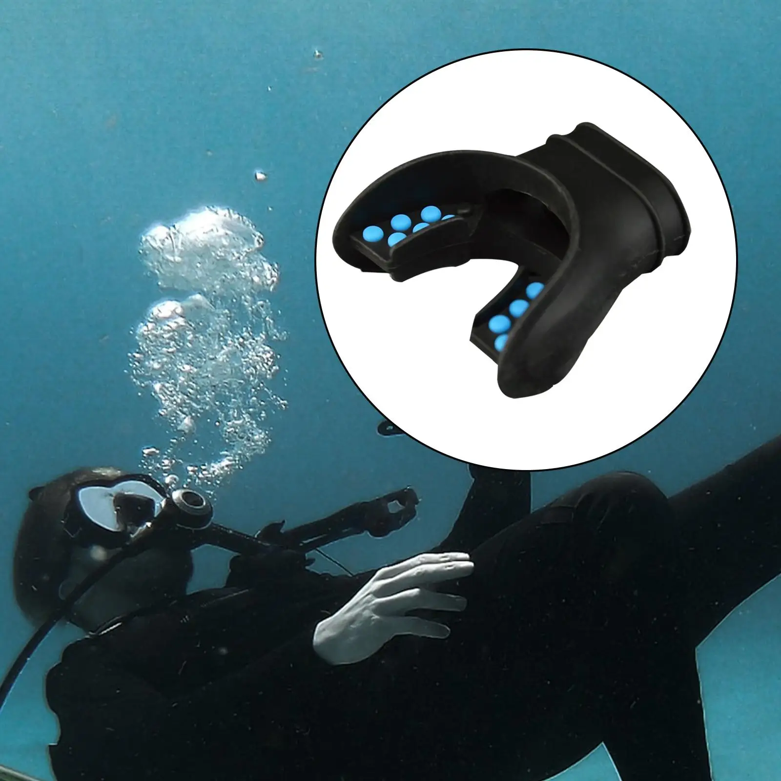 Adult Silicone Mouthpiece Comfort Fit Scuba Diving Regulator