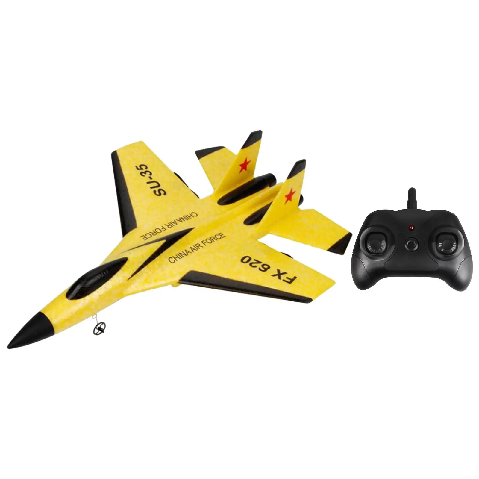 2.4G 2CH Fixed Wing Anti Collision Airplane Fighter Glider for Kids