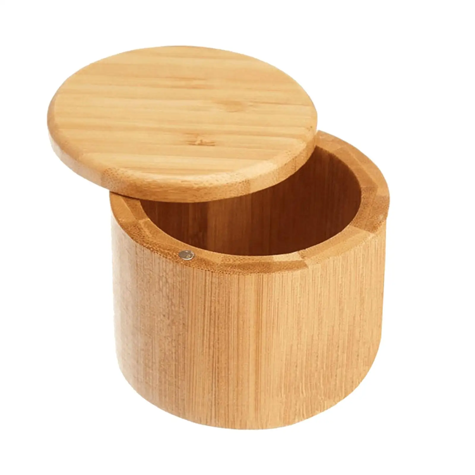 Seasoning Box Kitchen Tool Sugar Bowl Bamboo Pepper Salt Box Storage Canister for Baking Parties Household Kitchens Hotels