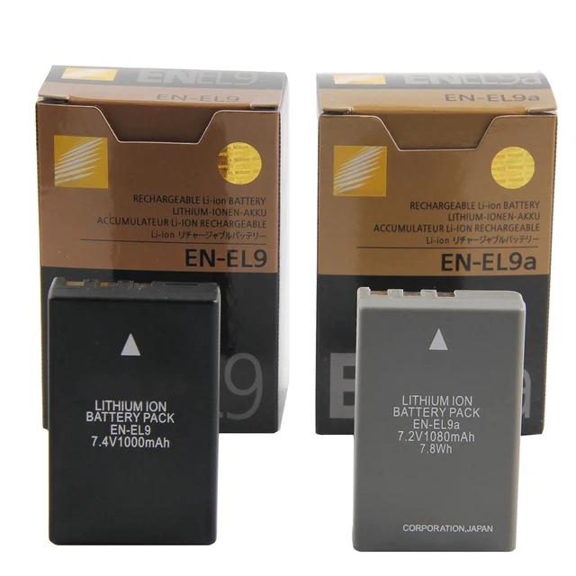 Nikon リチャージャブルバッテリー EN-EL9A 2個