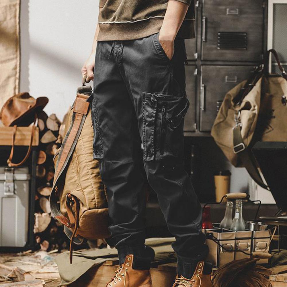 Title 15, Camo Navy Trousers Man Harem Y2K Tactical Milit...