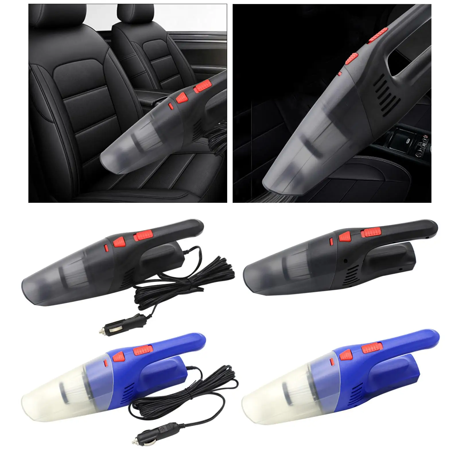 Handheld Car Vacuum Cleaner 6000PA Vacuum Cleaning Portable Fit for Home