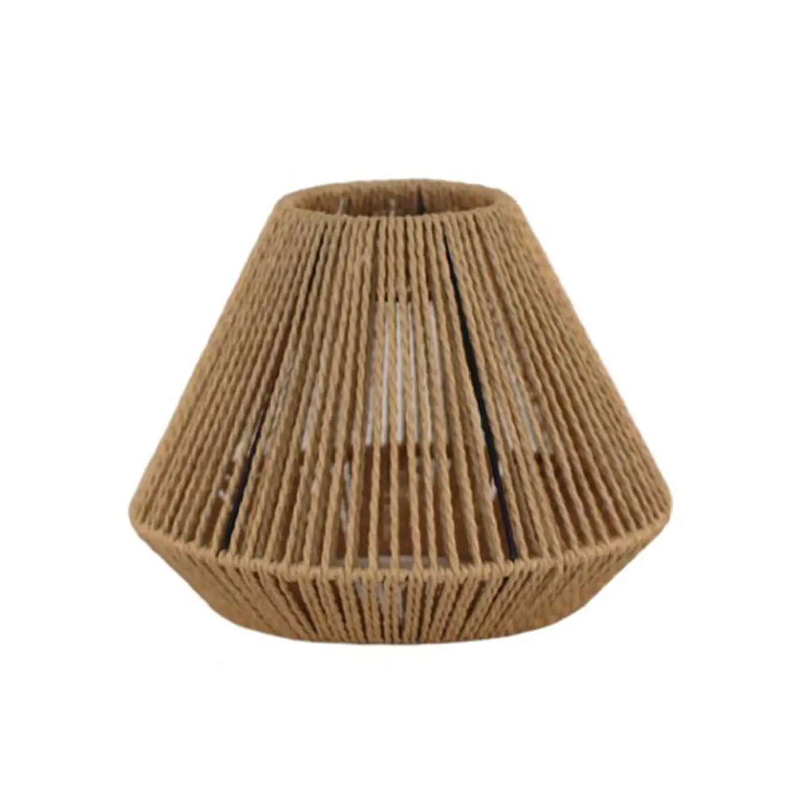 Weave Paper Rope Pendant Light Shade Cover Chandelier Cover for Home Hallway