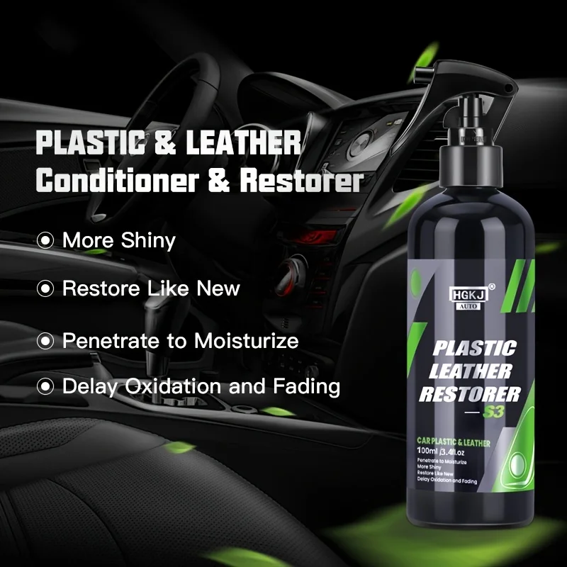 Plastic And Leather Restorer For Car Dashboard And Seat | Car Care Accessories