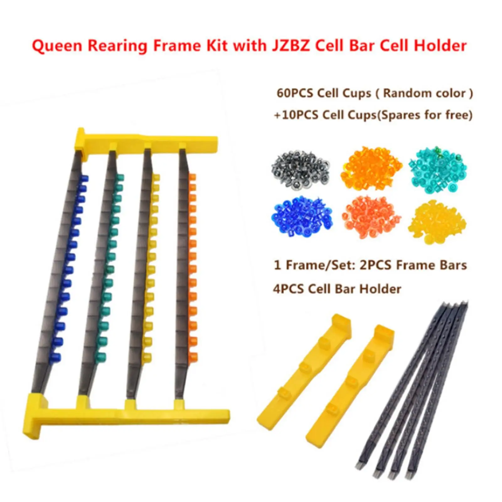Queen Rearing Kit Cultivation Queen Cage Beekeeping Tools Rearing System Holder Frame Bar for Apiculture beekeeper