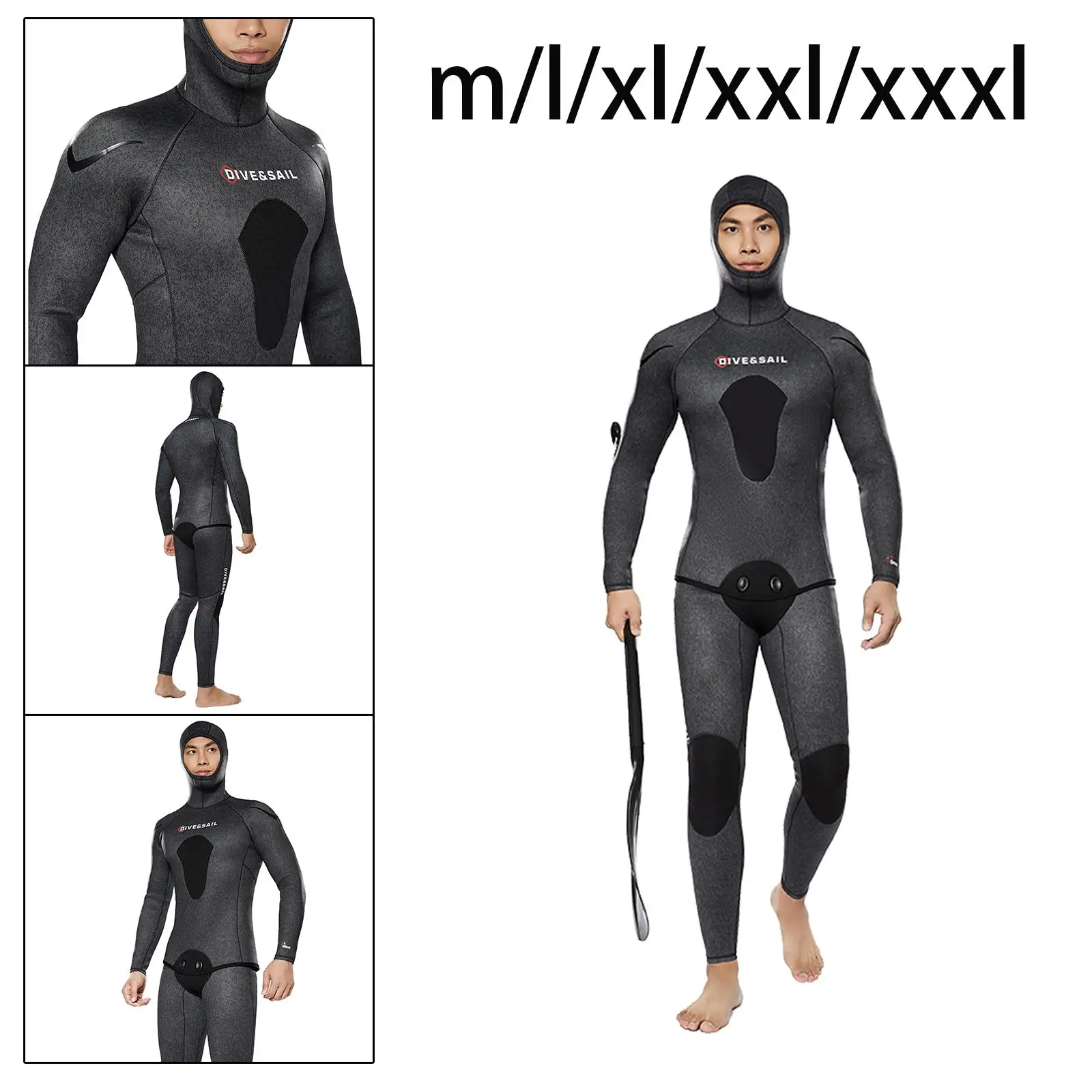 Mens Wetsuit Split 3mm Neoprene Wet suits for Kayaking Water Sports Canoeing