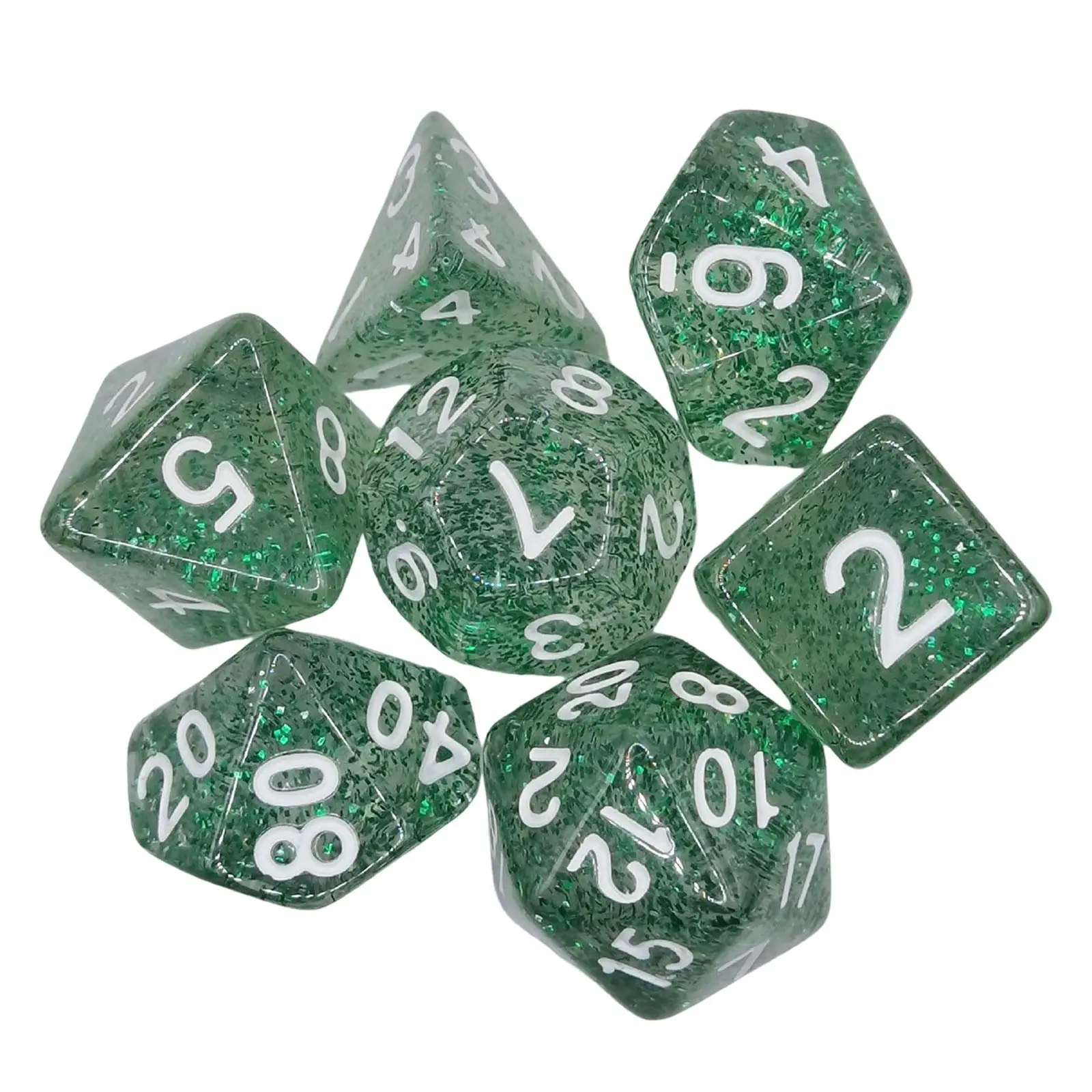 7 Pieces Polyhedral Dices Set Role Playing Game Dice for Party Supplies