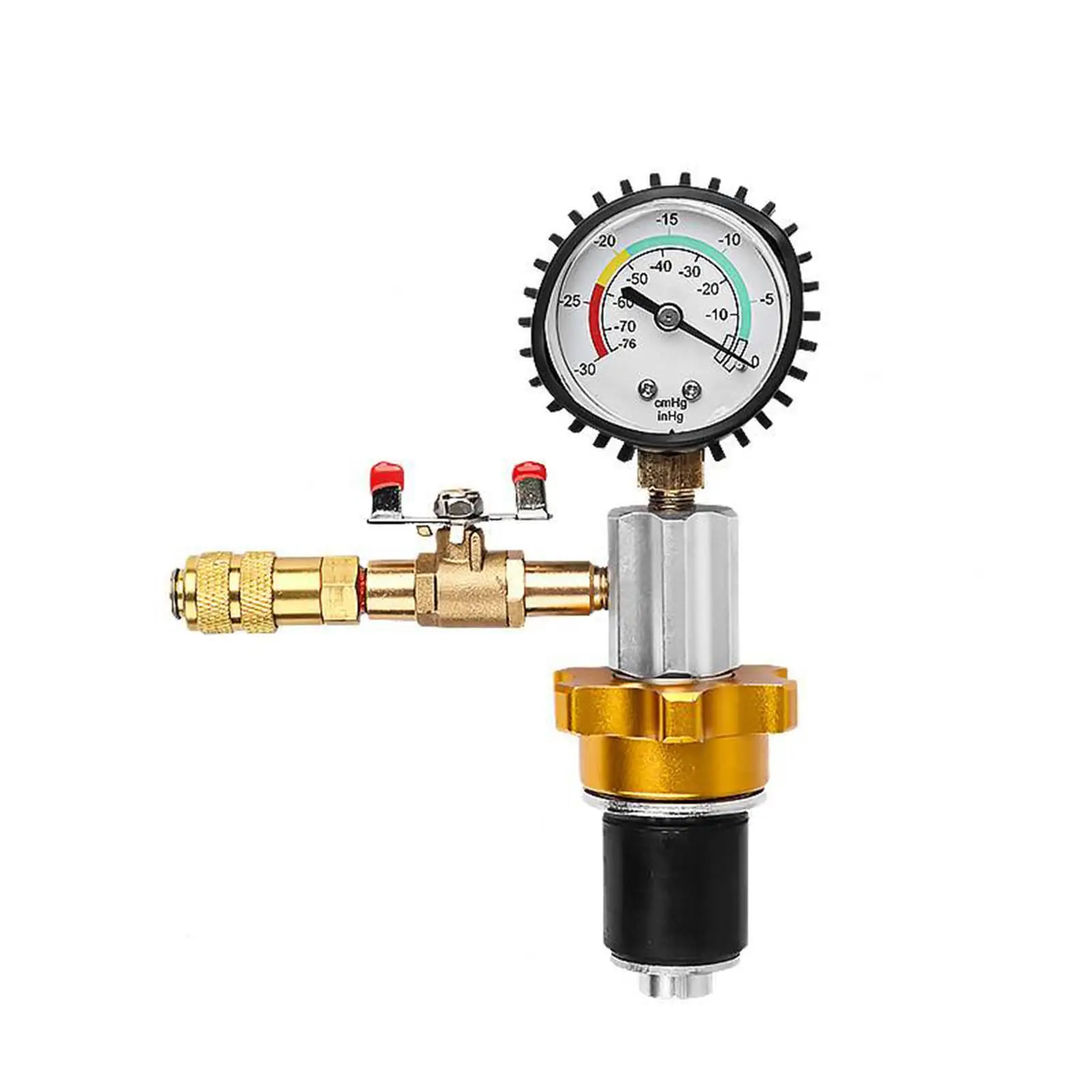 Radiator Pressure Tester Water Tank Pressure Gauge Leak Tester for Auto