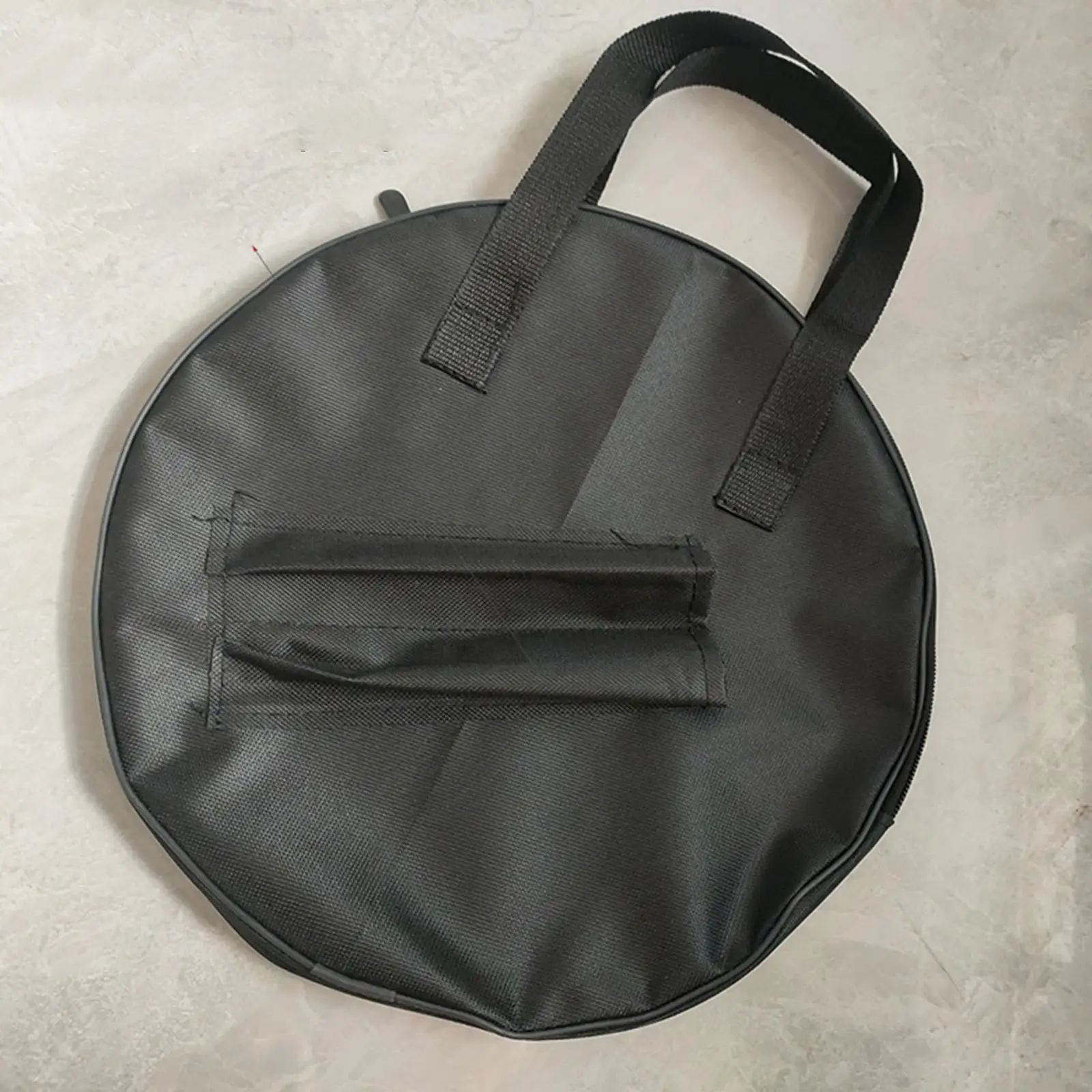 Portable Dumb Drum Storage Bag with Zipper Durable 12 inch Dumb Drum practice Bag for Dumb Drum Percussion Accessories