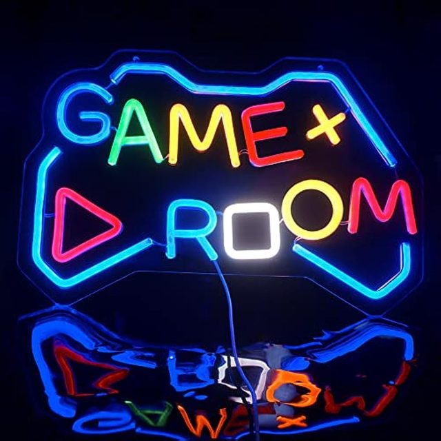 Animated Movie Game Neon Sign – USB Powered LED Wall Art For Bedroom, Party Decor (Multiple Designs)