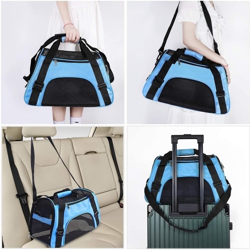 Title 23, S/M/L Nylon Mesh Pet Carrier Rucksack Tragbarer...