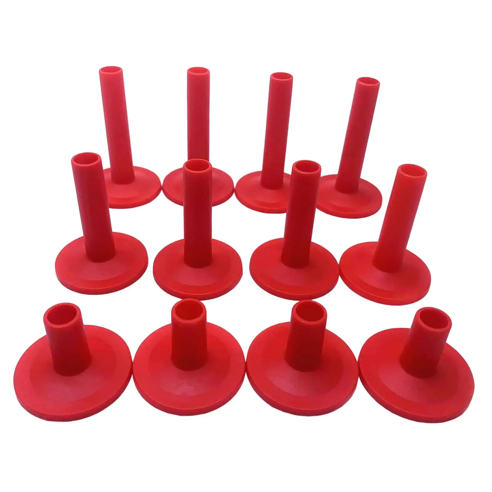12 Pcs Durable Cymbal Sleeves Long Medium Short Flanged Drum Percussion Accessories Flexible Casing Pipe Tool for Shelf Drum Kit