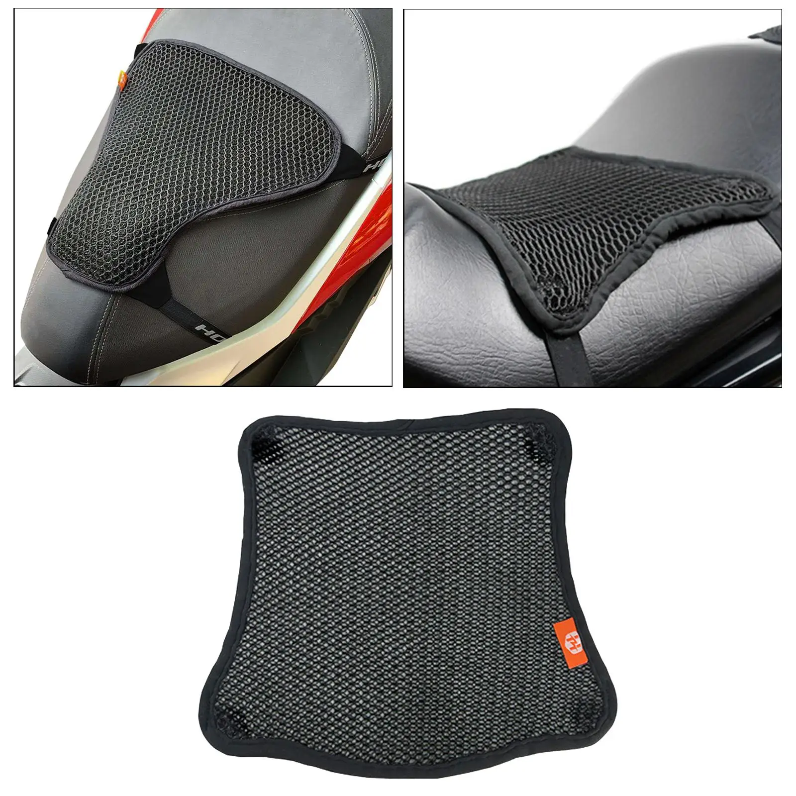 Summer Cool Sunproof Motorcycle Seat Cushion Pad Butt Protector Cruiser