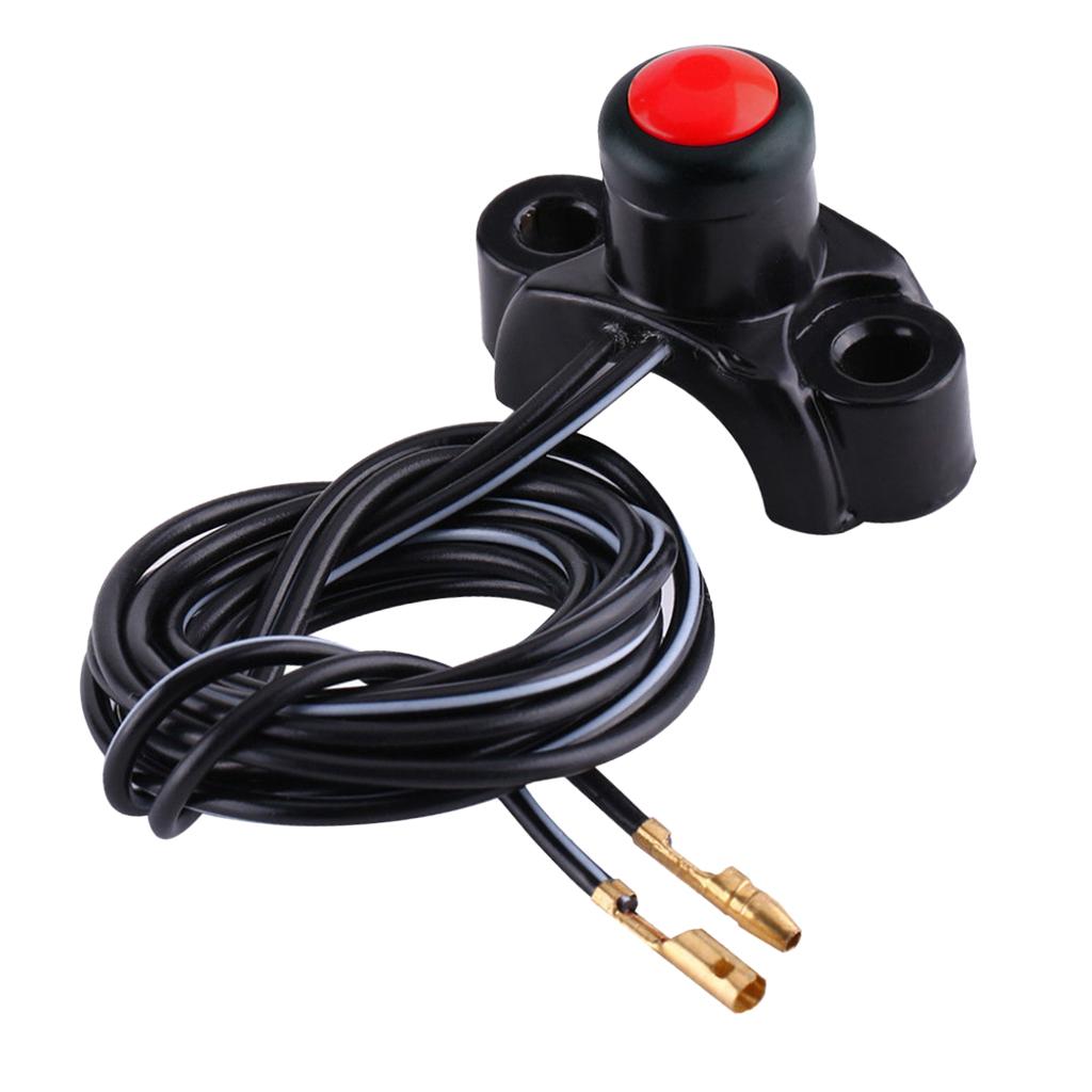 Universal Motorcycle Kill Switch Keys Engine Stop Start Button for ATVs Quad Dirt Bikes Handlebar Mount moteur d'interrupteur Universal Motorcycle Kill Switch Keys Engine Stop Start Button for ATVs Quad Dirt Bikes Handlebar Mount moteur d'interrupteur