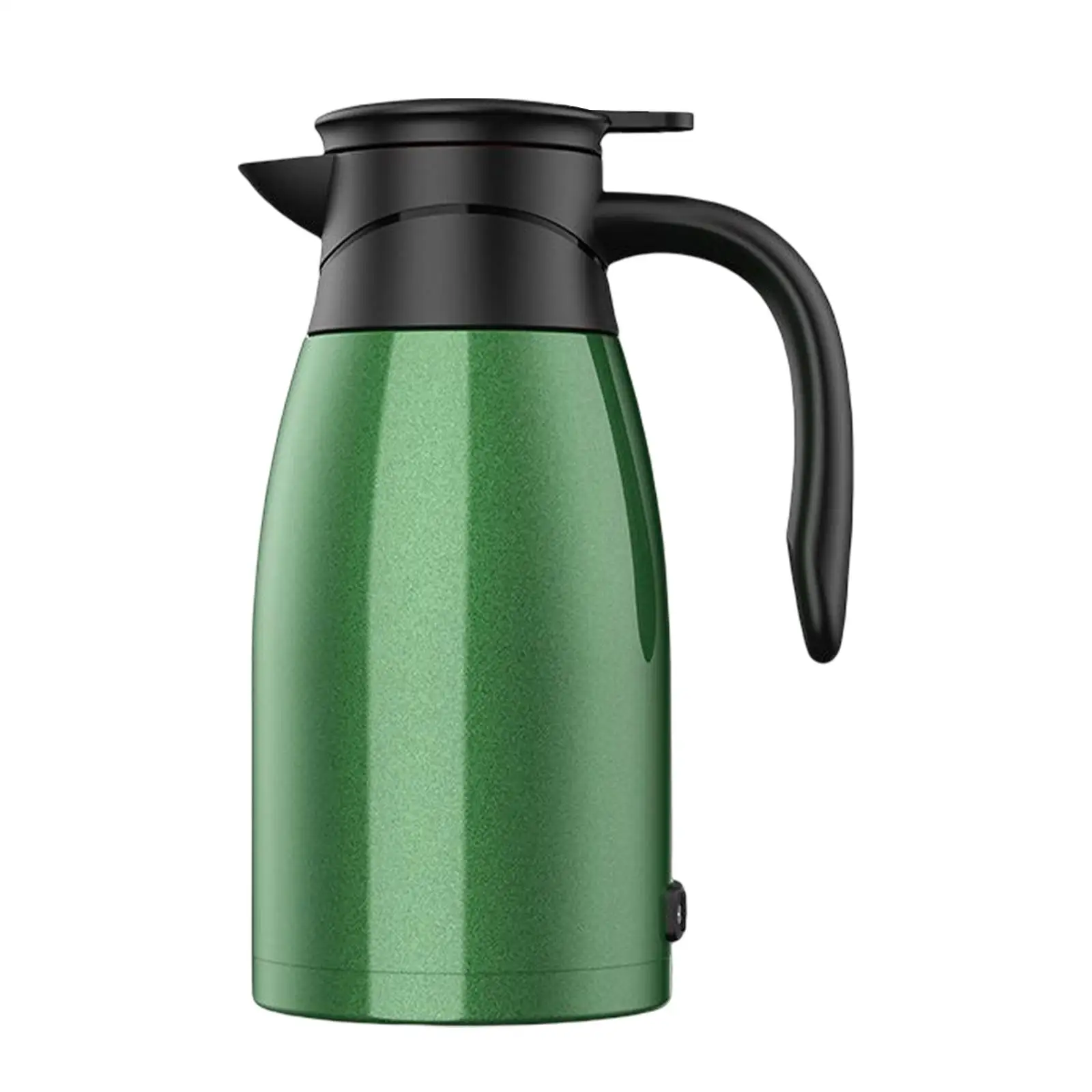 12V Car Kettle Boiler Temp Display 1400ml Heating Cup Heated Water Boiler Hot Water Kettle for Outdoor Camping Travel