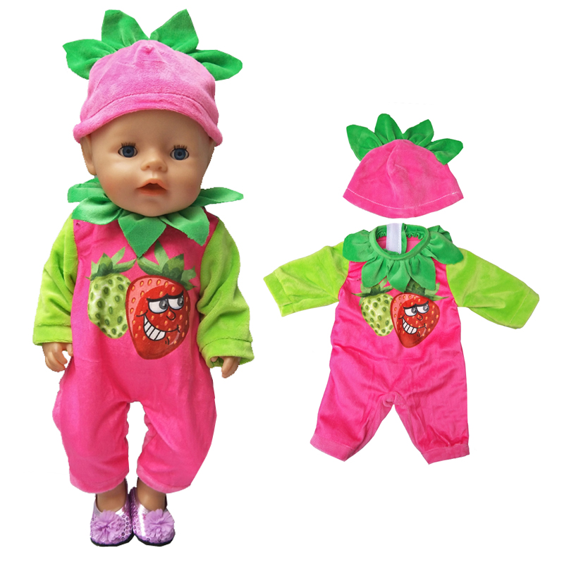 Doll Clothes for 43cm Baby New Born Doll Coat Unicorn Hoodie 17 Inch 18 Inch Baby Bona Doll Dress Christmas Toys Clothes
