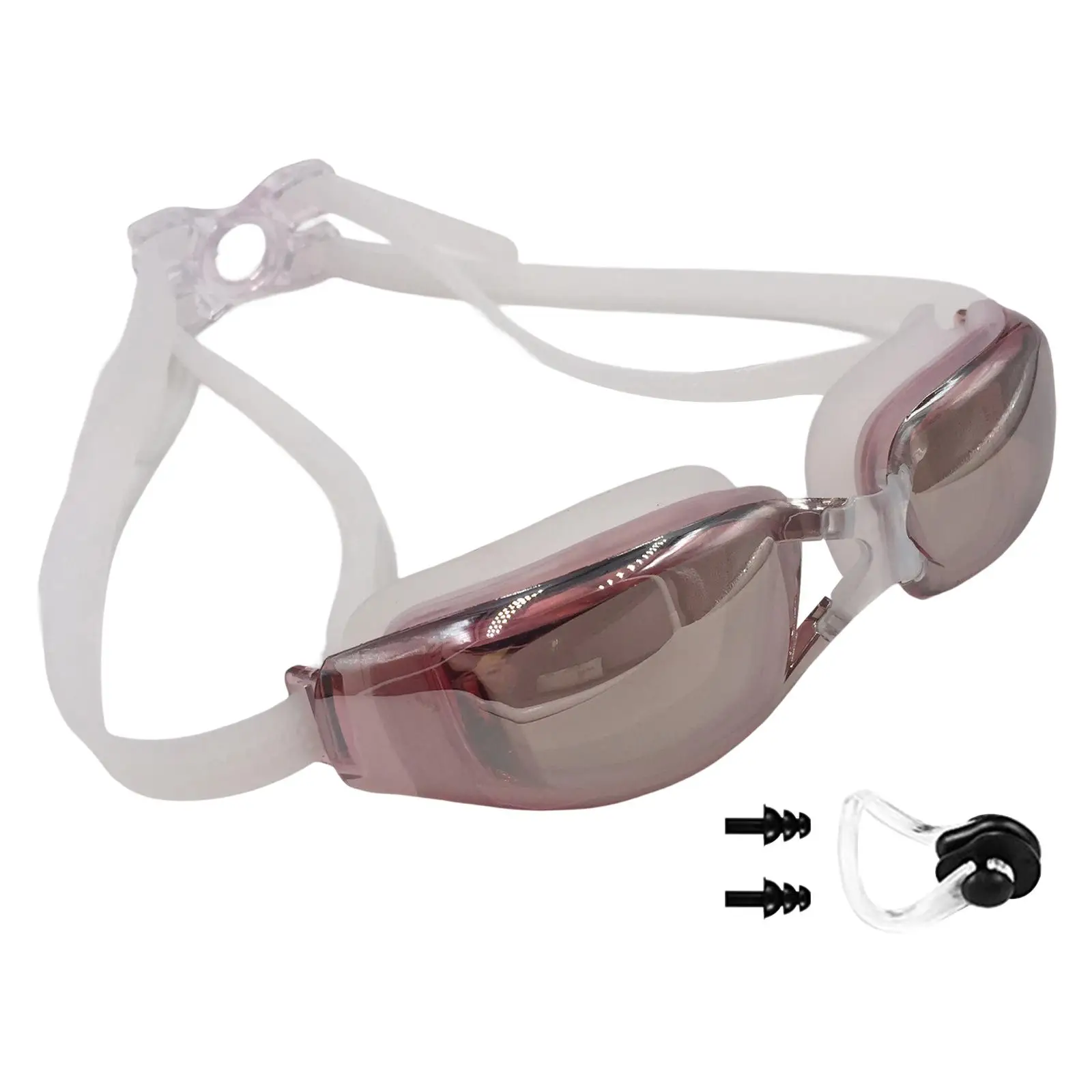 Swimming Goggles Anti Fog with Case Adult Women Men Eyewear Protection