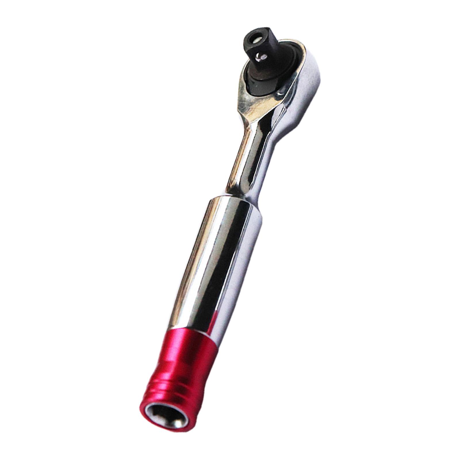 1/4 inch Mini Ratchet Sockets Wrench for Narrow Space Lightweight 85mm Sockets