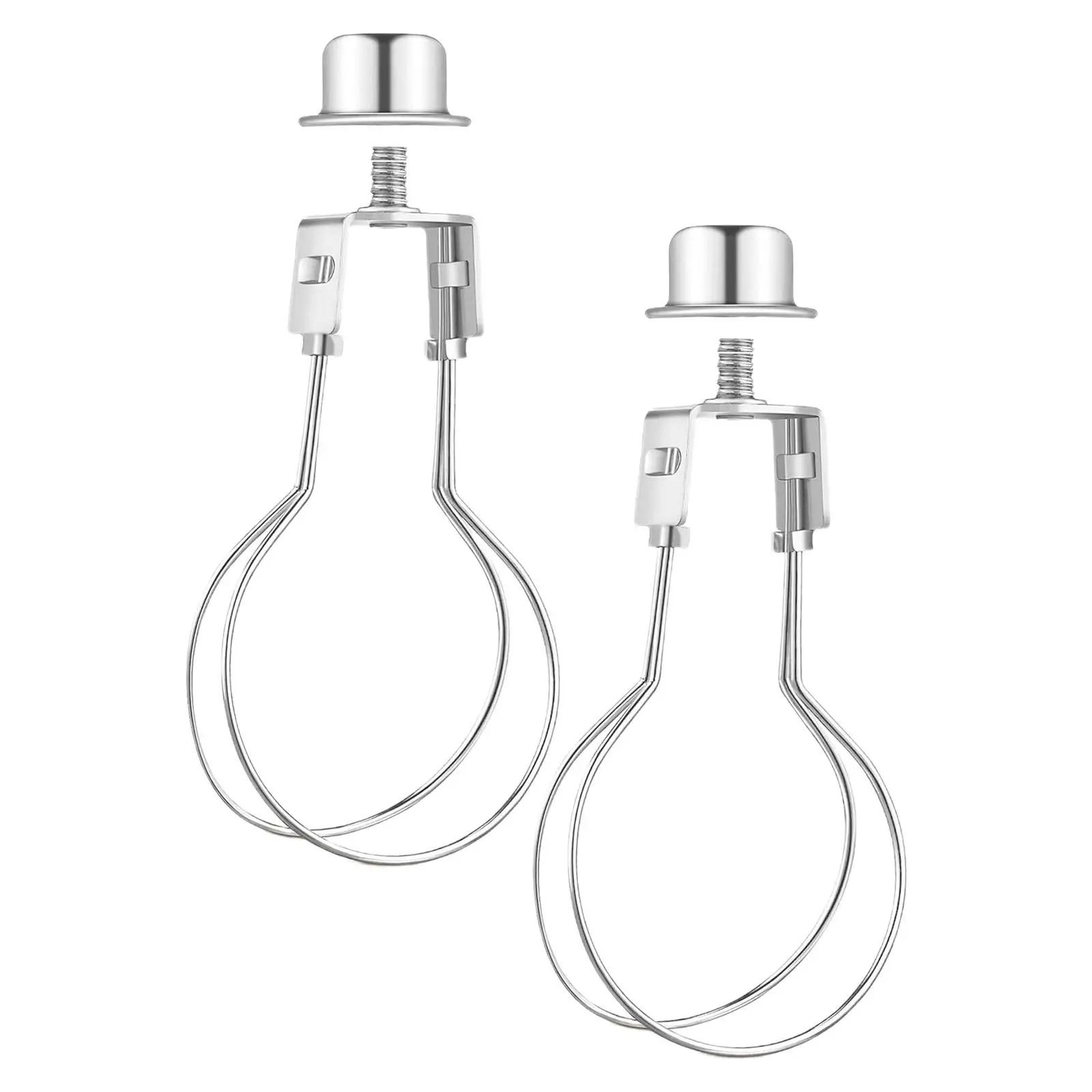 Lamp Shade Lights Bulb Clip Adapter Attaching Finial Top,Standard Size Bulbs