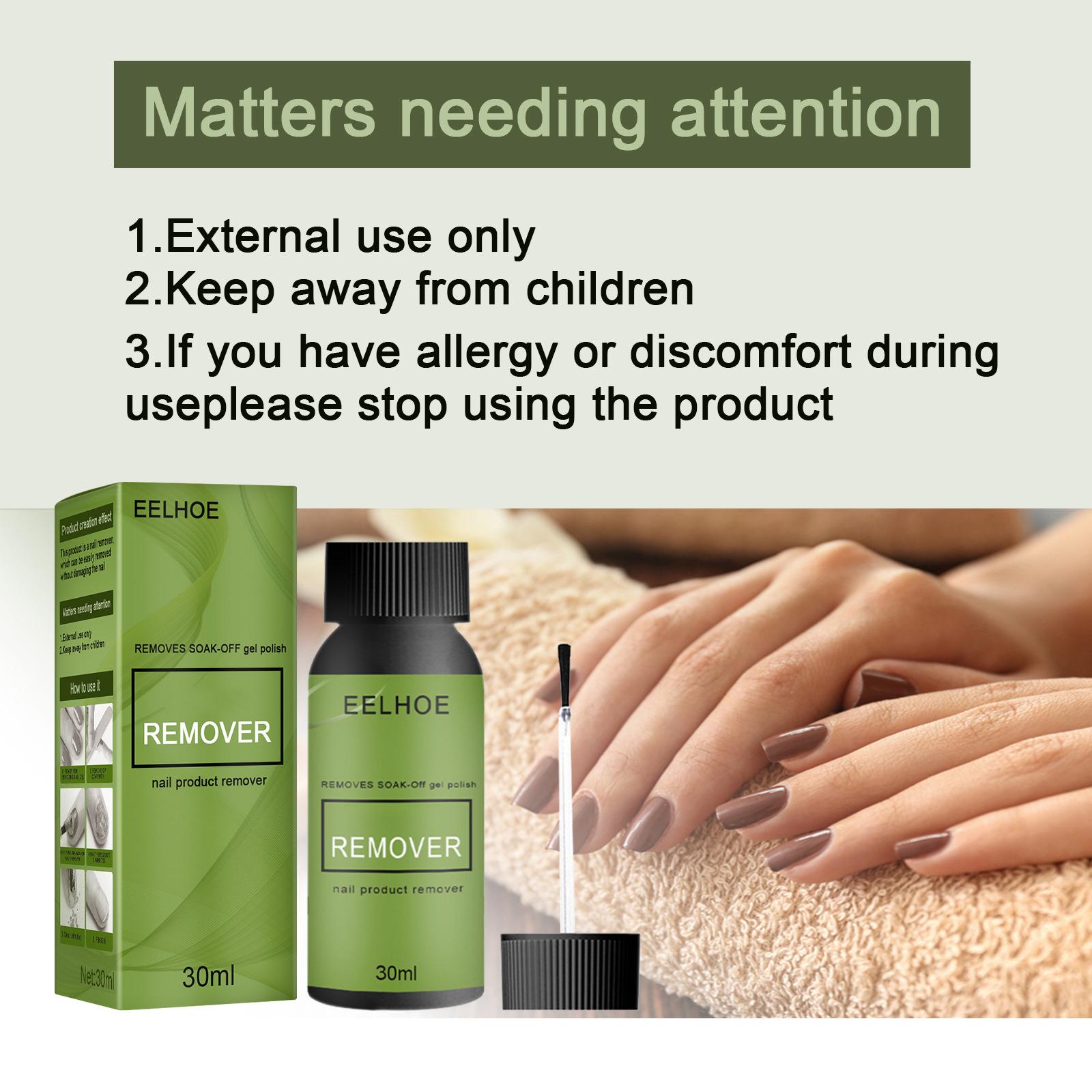 Nail Polish Remover Safe Quickly Natural Gifts for Nail Art Manicure Women Nail Polish Remover Gel Nail Remover Liquid 