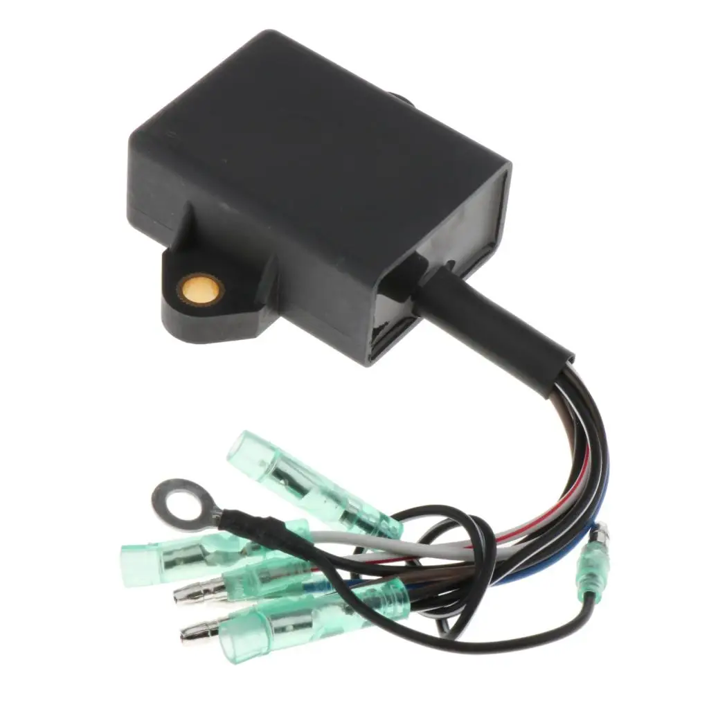 1pcs Black CDI Unit for Yamaha Outboard Motor 2 Stroke 9.9HP 15HP Easy to Install